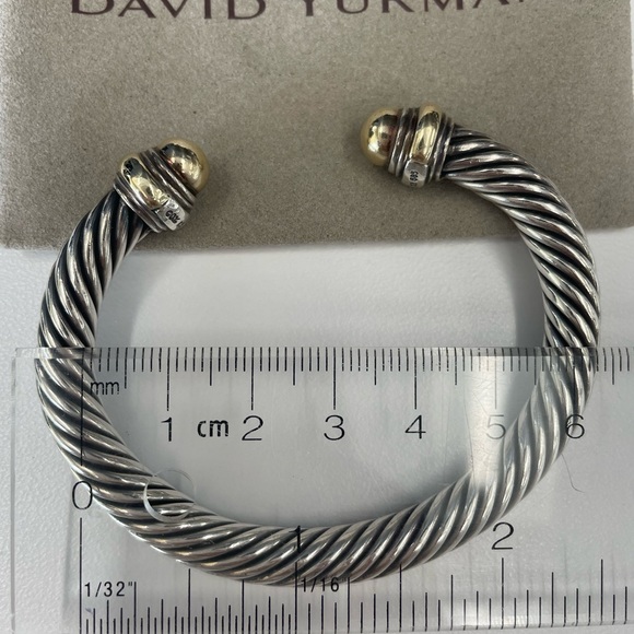 David yurman 14kt bangle 7mm, size medium - Picture 6 of 6